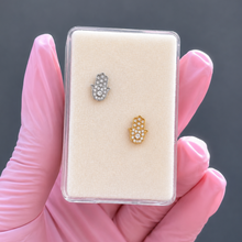 Load image into Gallery viewer, *Customize* Titanium Hamsa Hand Nose Ring/ Labret