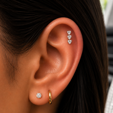 Load image into Gallery viewer, *Customize* Titanium Love on Top Nose Ring/ Labret