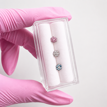 Load image into Gallery viewer, *Customize* Titanium Cute Flower Nose Ring/ Labret

