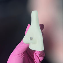 Load image into Gallery viewer, Titanium Initial Nose Ring/ Labret
