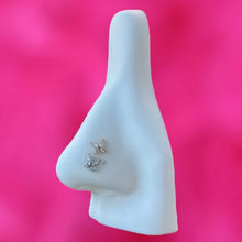 Load image into Gallery viewer, Titanium Butterfly Nose Ring/ Labret

