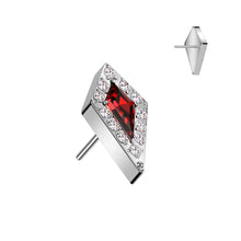 Load image into Gallery viewer, Titanium Spear Nose Ring/ Labret
