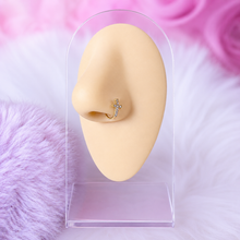 Load image into Gallery viewer, Cross Nose Hoop
