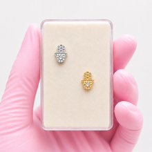 Load image into Gallery viewer, Titanium Hamsa Hand Nose Ring/ Labret
