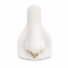 Load image into Gallery viewer, Titanium Hinged Flower Septum
