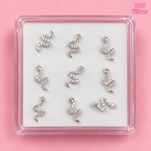 Load image into Gallery viewer, s925 Sterling Silver Snake Nose Stud
