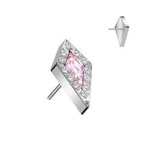 Load image into Gallery viewer, Titanium Spear Nose Ring/ Labret
