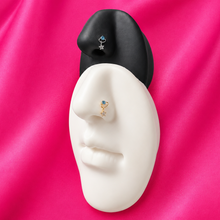 Load image into Gallery viewer, Titanium Universe Nose Ring/ Labret
