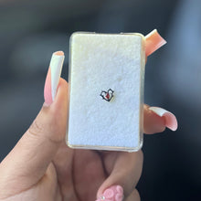 Load image into Gallery viewer, Titanium Goth Heart Nose Ring/ Labret
